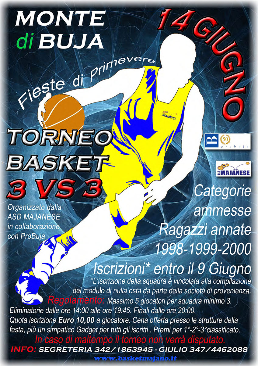 Torneo Basket 3vs3 Monte di Buja (14 giugno 2015)
